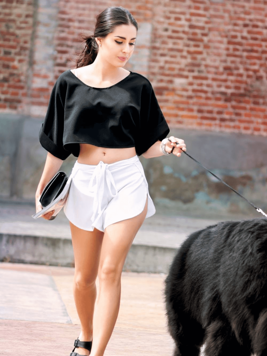 Wrap around shorts